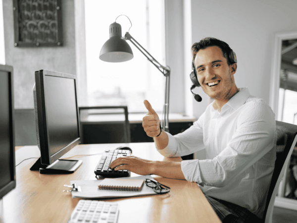 Business owner delegating IT responsibilities to managed service provider