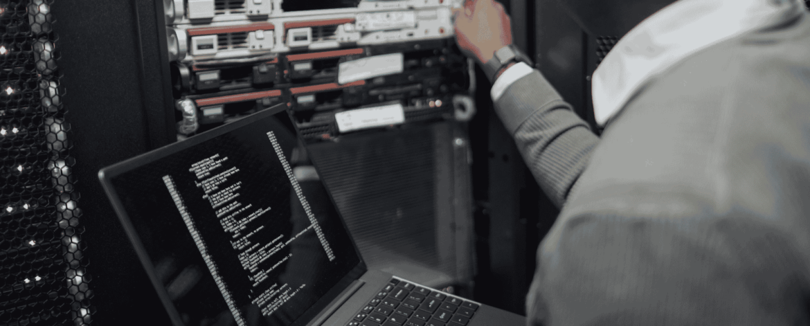 IT professional managing server infrastructure and enterprise hardware systems, supporting hardware lifecycle management, maintenance, and technology performance optimization