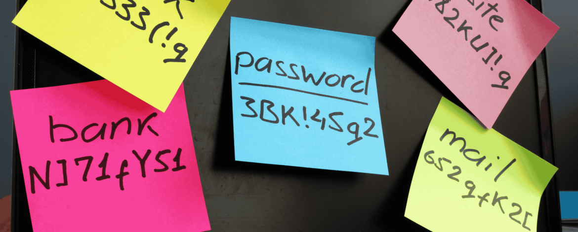 Typing secure password on laptop keyboard with data protection overlay. IT Total Care provides managed IT services and cybersecurity solutions for small to mid-sized businesses in the San Francisco Bay Area.