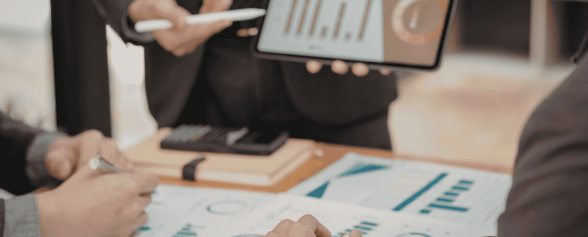 IT leadership conducting a technology business review to evaluate risks, costs, and future planning