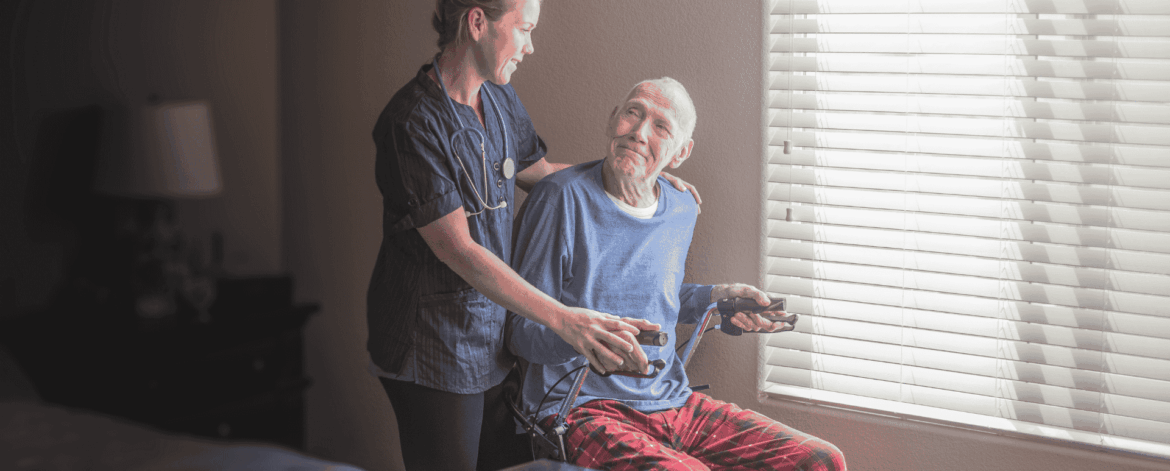 SaaS Backup for Home Care 2 Home care provider supporting group of seniors during activity emphasizing need for reliable SaaS backup to protect care records and operational data.